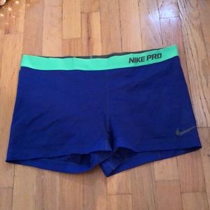 Nike pro running shorts